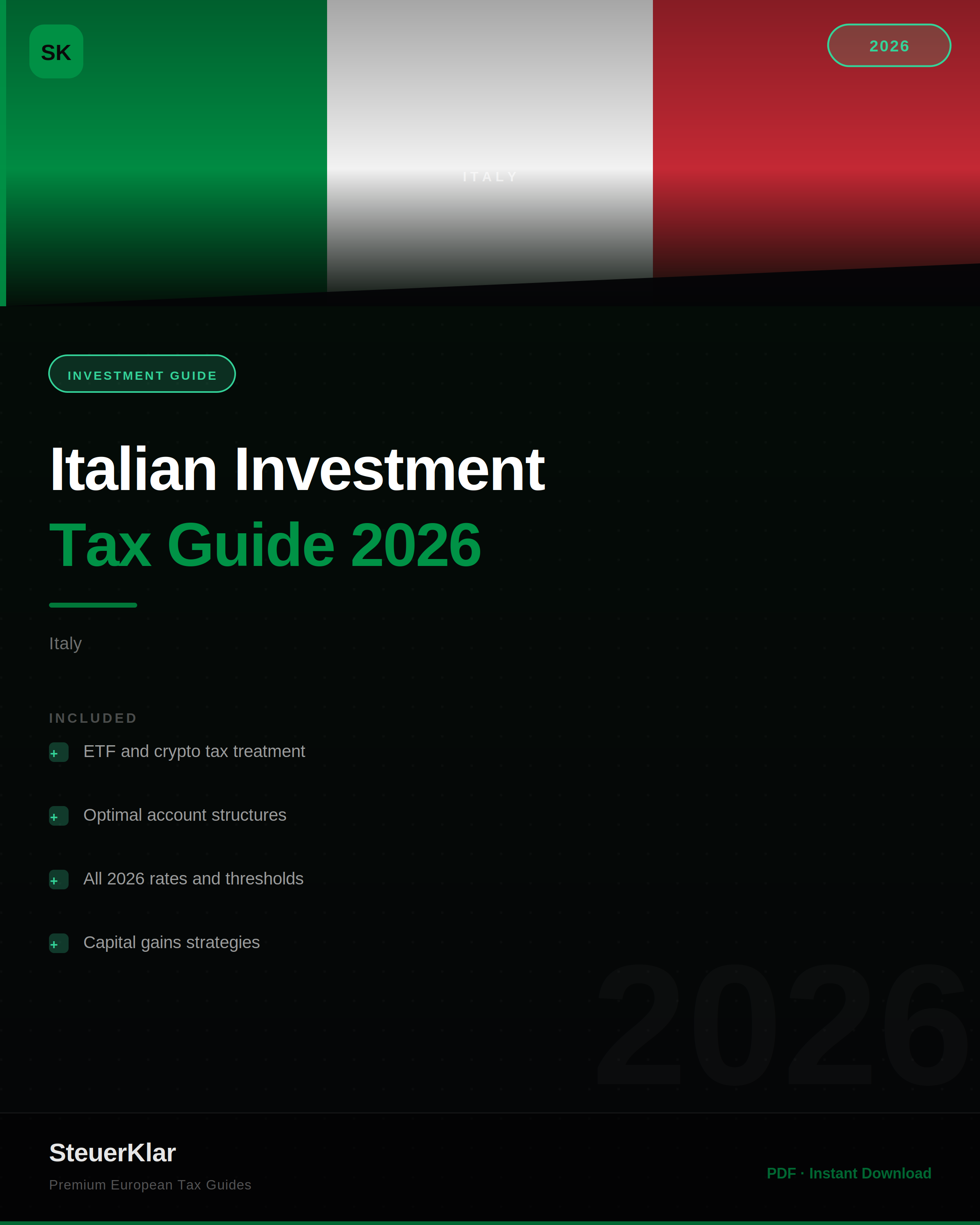 Investment Playbook Italy